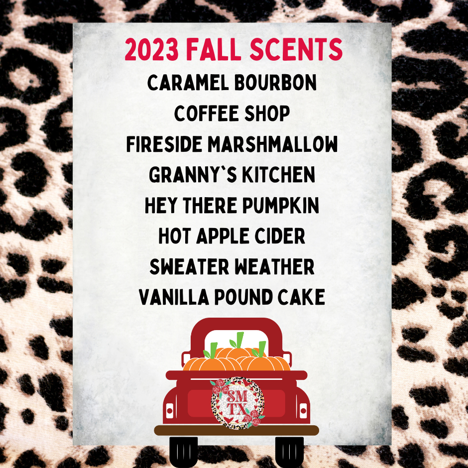 Wholesale - FALL COLLECTION Car Freshies 50 Piece