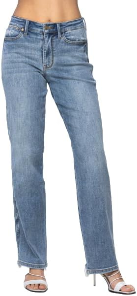 Judy Blue Mid-RIse Dad Jeans