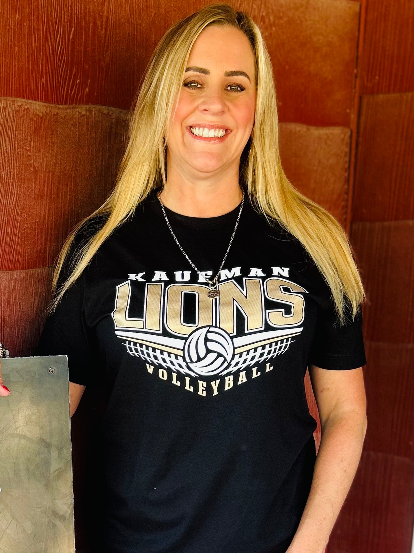 Kaufman Lions Volleyball Net Graphic Tee