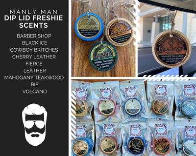 Wholesale - Manly Dip Lid Freshies 35 Piece