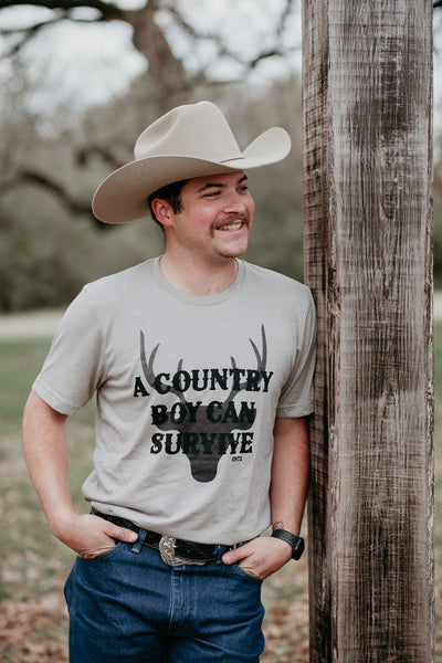 A Country Boy Can Survive Graphic Tee