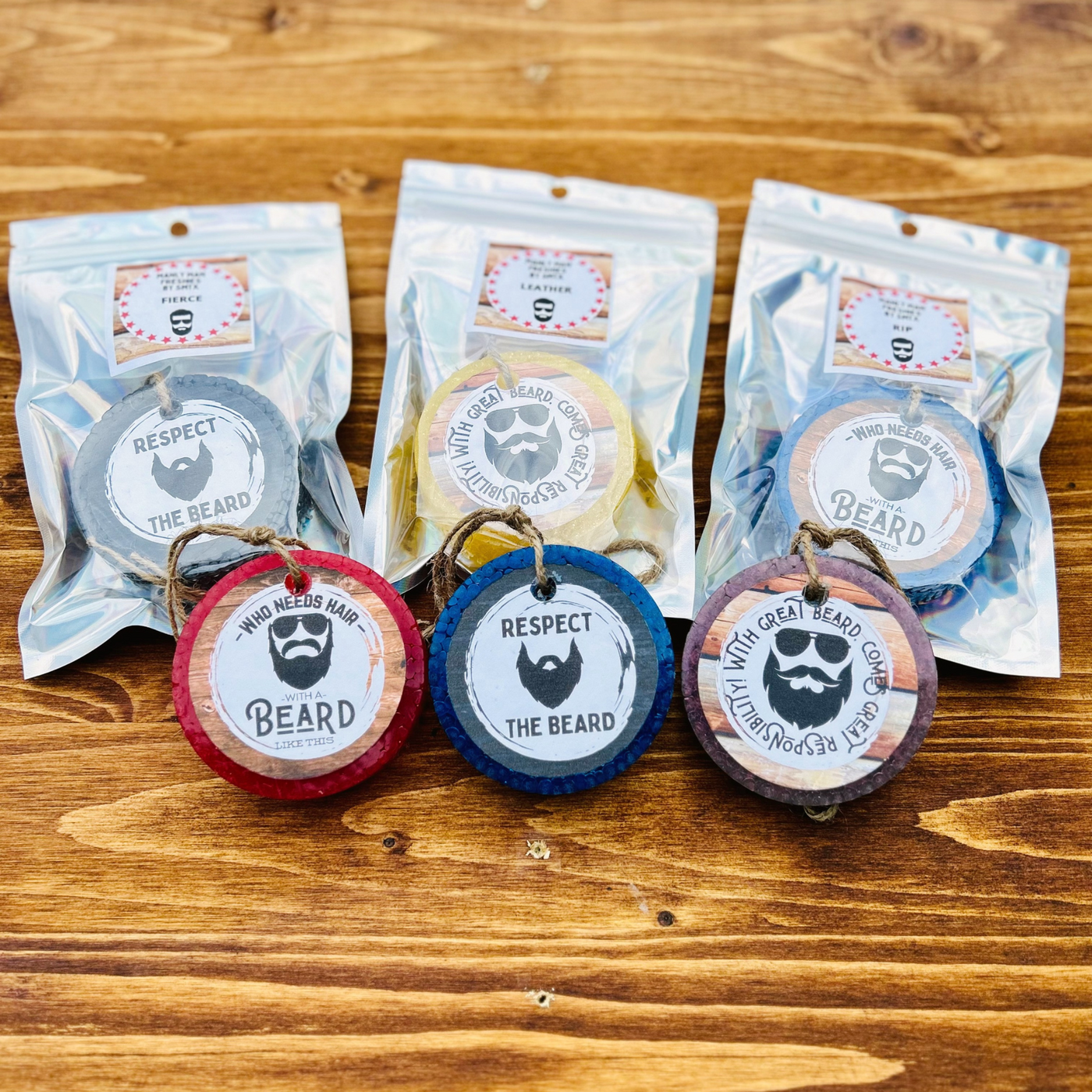 Wholesale - Manly BEARDED DUDES Freshies - 12 Piece
